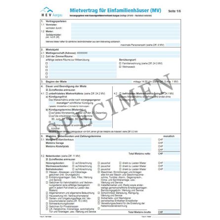 Mietvertrag für Einfamilienhäuser (Kanton Aargau) online