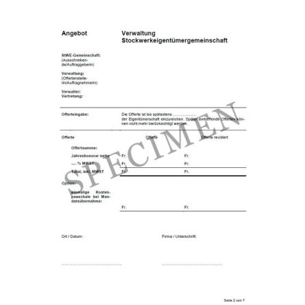 Ausschreibung von Verwaltungsmandaten für Stockwerkeigentum