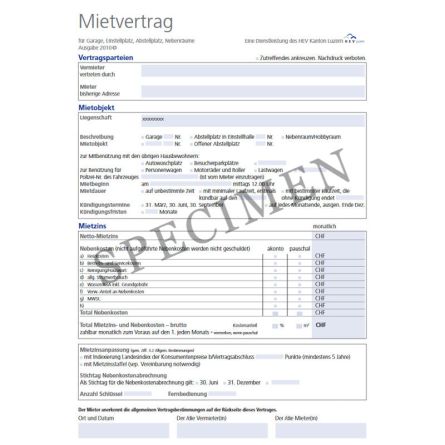 Mietvertrag für Garagen (Kanton Obwalden)